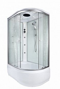 Душевая кабина Deto ЕМ4512 L с гидромассажем и электрикой