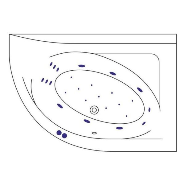 Акриловая ванна Excellent Aquarella P Ultra 1500x1000 WAEX.ARP15.ULTRA