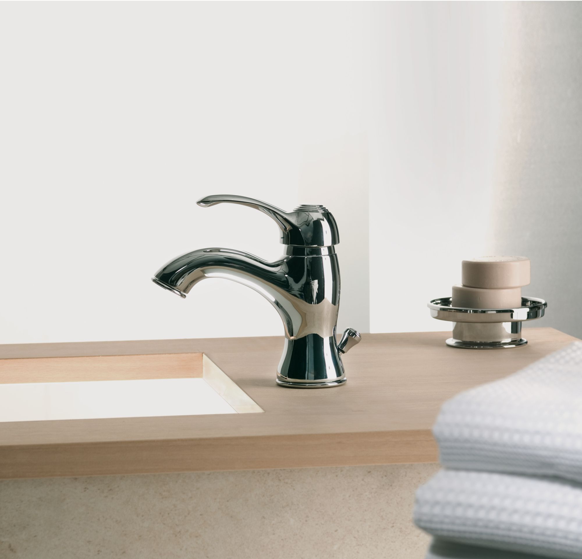 Смеситель для раковины без д/к , Хром