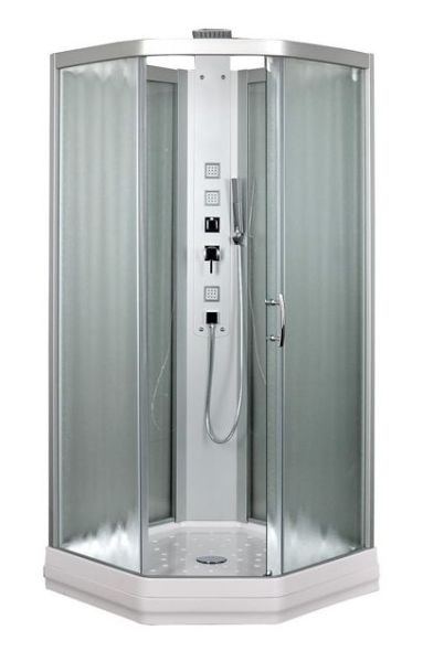 Душевая кабина Aquanet Penta 2 Rain 90x90 тонированное стекло