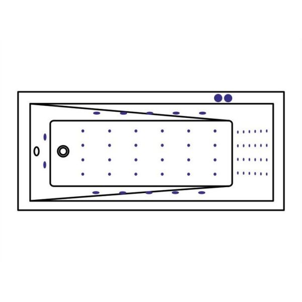 Акриловая ванна Excellent Wave Nano 180x80 WAEX.WAV18.NANO Акриловая ванна Excellent Wave Nano 180x80 WAEX.WAV18.NANO