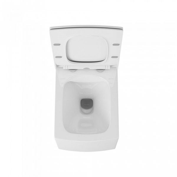Унитаз подвесной OWL 1975 Cube Cirkel-H OWLT190803 безободковый с сиденьем с микролифтом Унитаз подвесной OWL 1975 Cube Cirkel-H OWLT190803 безободковый с сиденьем с микролифтом
