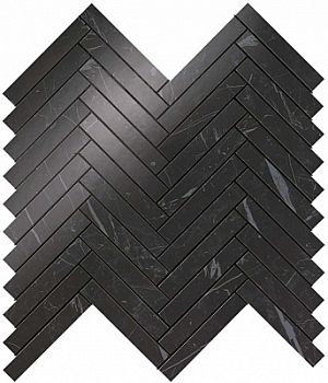 Мозаика Marvel Stone Nero Marquina Herringbone Wall 30.5x30