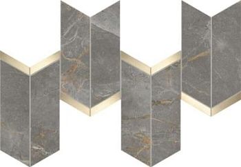 Fior di Bosco Mosaico Chevron Lappato 19.2x46.3