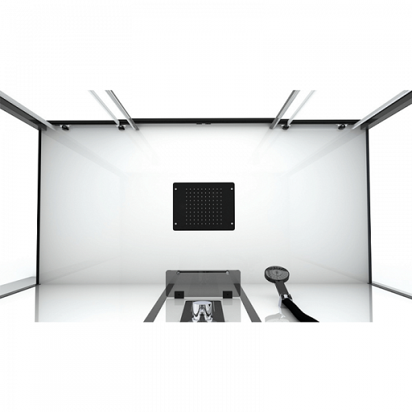 Душевая кабина Black&White Galaxy G8001 90x90 см гидромассажная