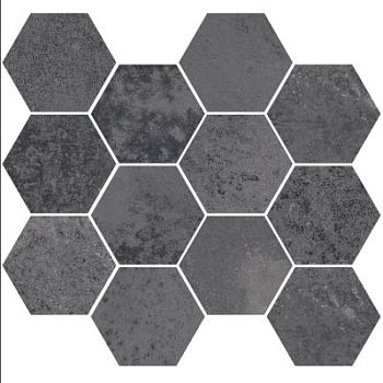 Iron Natural Mosaico Hexagonal 30x28