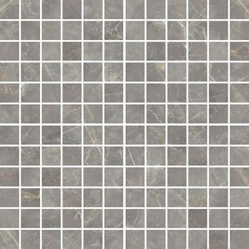 Grigio Imperiale Mosaic 2.5x2.5 Levigato Rettificato 30x30