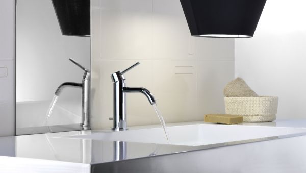 Смеситель для раковины без д/к, Хром