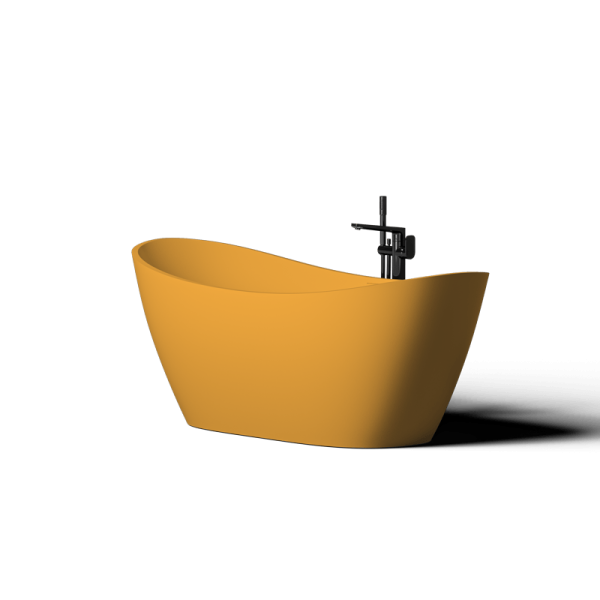 Ванна отдельностоящая Veta Saga 170x80 матовая желтая