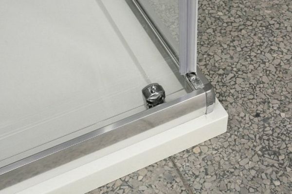 Душевой уголок BelBagno UNIQUE-A-2-85/100-P-Cr стекло прозрачное матовое профиль хром Душевой уголок BelBagno UNIQUE-A-2-85/100-P-Cr стекло прозрачное матовое профиль хром