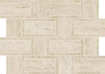 Marvel Travertine Pearl Mosaico Basketweave 35x47