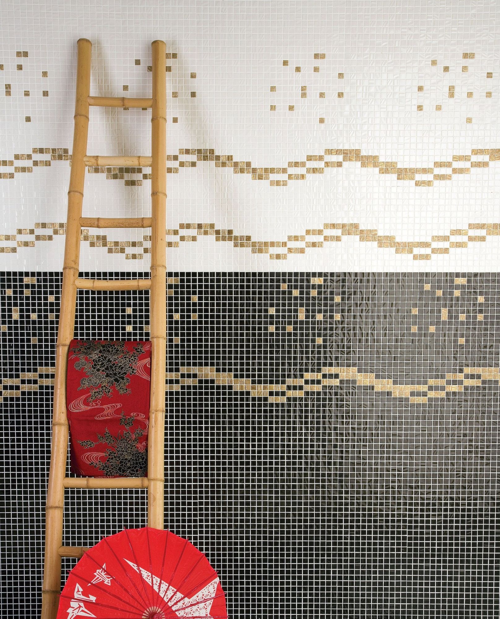 Мозаика Темари красный 29,8х29,8