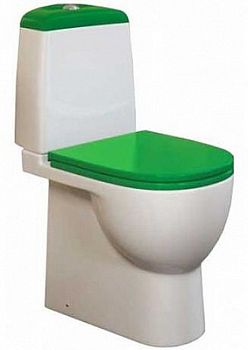 Унитаз-компакт Sanita luxe Best Color сиденье дюропласт soft close зеленое