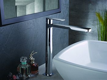 Смеситель для раковины высокий без д/к, Хром