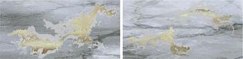 Decor Solitaire Gold Blu 30x60