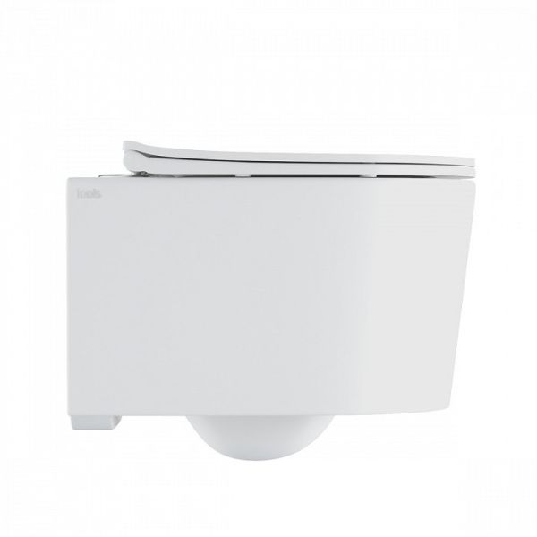 Унитаз подвесной Iddis Stone STORDSEi25 37 x 49 x 34 см безободковый с сиденьем Soft Close