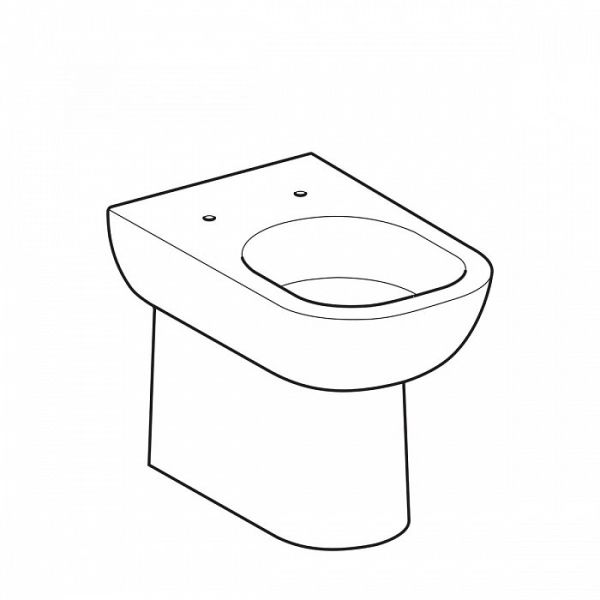 Унитаз приставной Geberit Smyle 500.213.01.1 белый Унитаз приставной Geberit Smyle 500.213.01.1 белый