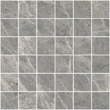 Мозаика Темно-Серый Лаппато 5x5 30x30