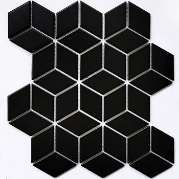 Мозаика Mosaics Landa Black Matt 26.7x30.9