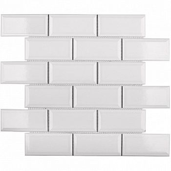 Мозаика Homework Mosaic Metro White Glossy 45x95 28.8x29.4