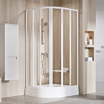 Душевой уголок Ravak SUPERNOVA SKKP6-90 белый+ прозрачное стекло