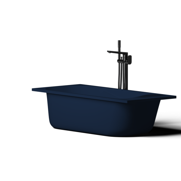 Ванна встраиваемая Vate Natura 170x75 глянцевая синяя