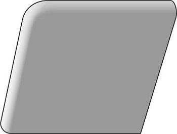 Doppio Becco Civetta-Bullnose Marfil Ordonez Naturale 15x15