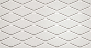 Декор 3D White Rhombus Matt 30.5x56