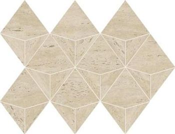 Marvel Travertine Pearl Mosaico Origami 28x41