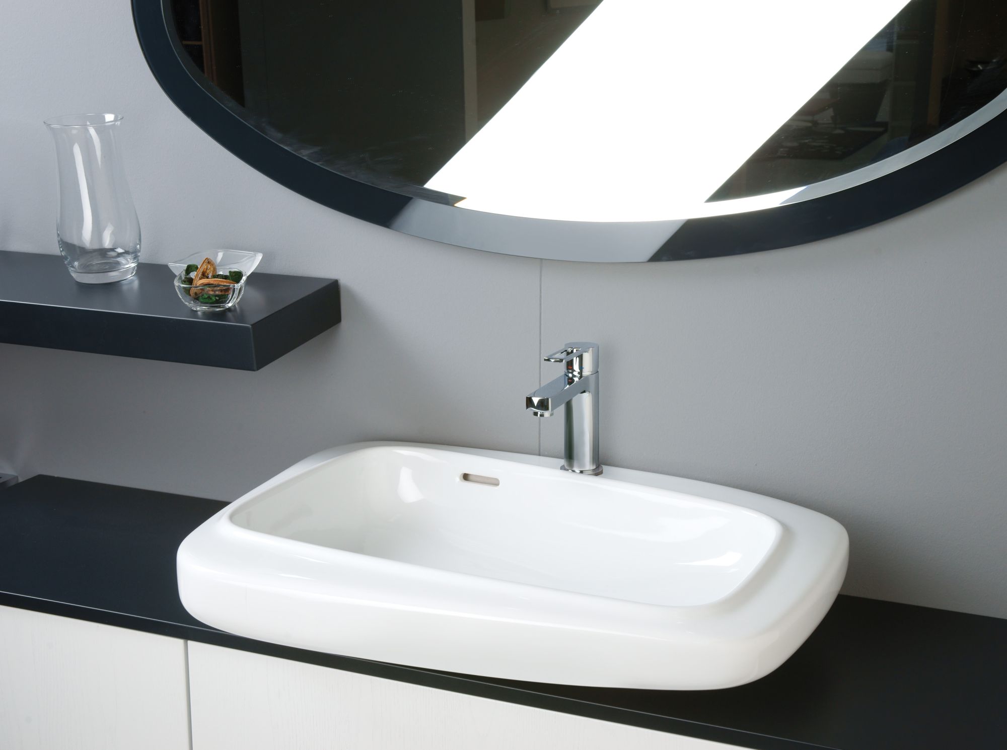 Смеситель для раковины без д/к, Хром