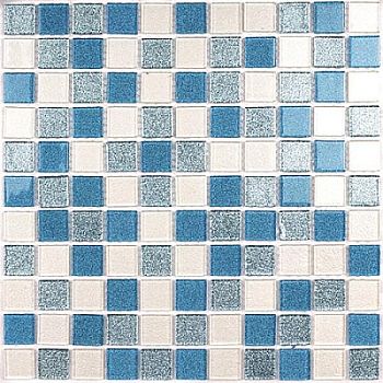 Мозаика Mosaics Shine Blue 30x30