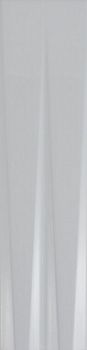 Настенная плитка Stripes Transition Ice White Gloss 7.5X30