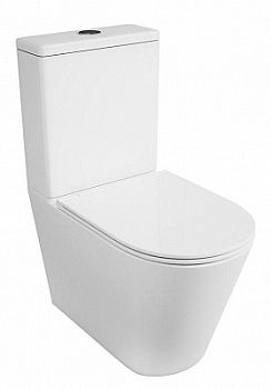 Унитаз-компакт OWL 1975 Vind Cirkel-G OWLT190303 безободковый с микролифт