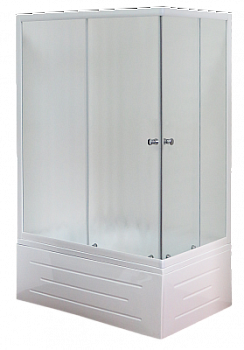 Душевой уголок Royal Bath 8100BP-C матовое левый