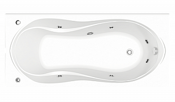 Гидромассажная ванна Bas Ямайка 180х80