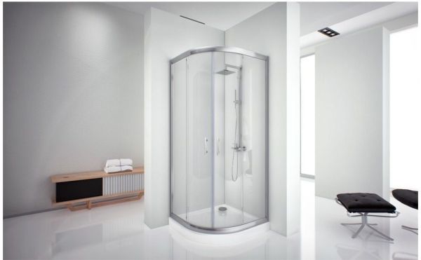 Душевой уголок Aquanet Alfa NAA2142 100x100, R550, прозрачное стекло Душевой уголок Aquanet Alfa NAA2142 100x100, R550, прозрачное стекло