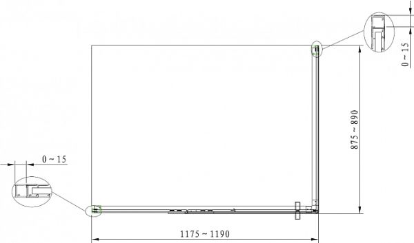 Душевой уголок Aquanet Ideal AE-AXC92MB-S-B 120x90 Душевой уголок Aquanet Ideal AE-AXC92MB-S-B 120x90