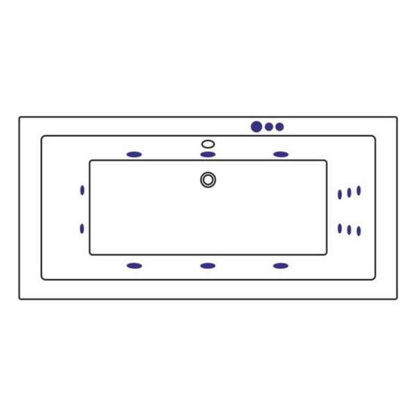 Акриловая ванна Excellent Pryzmat Lux Smart 170x80 WAEX.PRL17.SMART