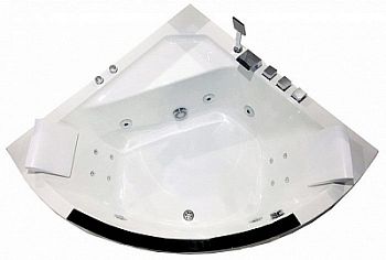 Акриловая ванна Orans OLS-BT62118M 140х140 см с гидромассажем