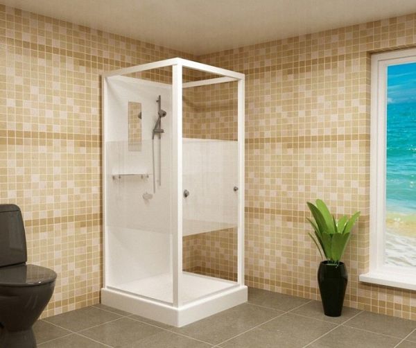 Душевая кабина RGW Andaman OLB-206 90 см, профиль белый