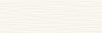 Плитка Eclettica White Struttura Wave 3D 40x120