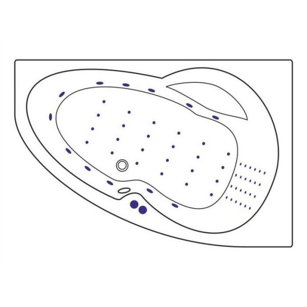 Акриловая ванна Excellent Newa P Nano 160x95 WAEX.NEP16.NANO
