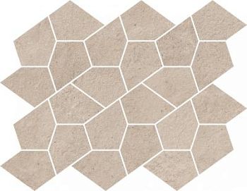 Cream Mosaico Kaleido 27.6x35.6