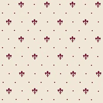 Giglio Bordeaux Su Panna 20x20
