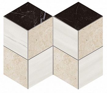 Мозаика Marvel Stone Mosaico Esagono Geo Warm Lapp. 25.4x35.2