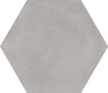 Concrete Hexagon Ash Grey 20x23