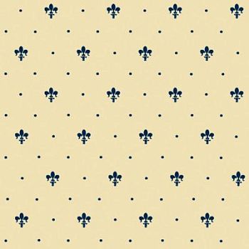 Giglio Blu Su Crema 20x20