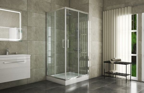 Душевой уголок 900х900х2000 мм Bravat Alfa BS090.2202A