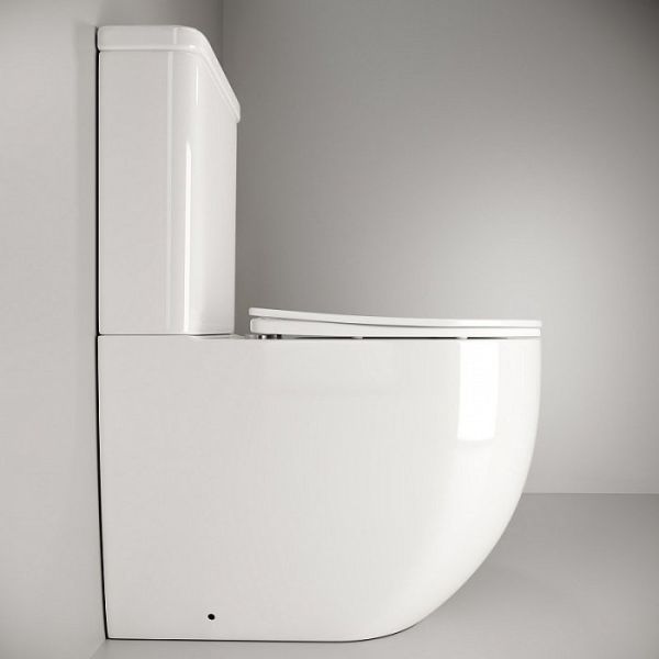 Унитаз-компакт Ceramica Nova Mia Rimless CN1801 крышка микролифт безободковый Унитаз-компакт Ceramica Nova Mia Rimless CN1801 крышка микролифт безободковый