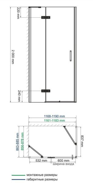 Душевой уголок Wasserkraft Aller 10H07BLACK MATT прямоугольный 90 см Душевой уголок Wasserkraft Aller 10H07BLACK MATT прямоугольный 90 см